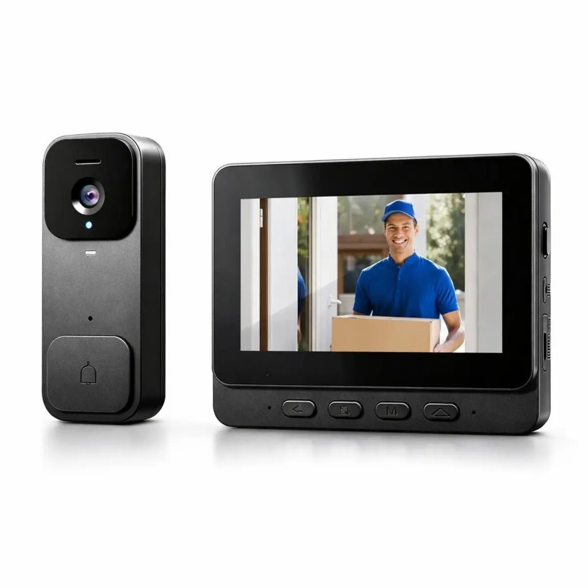 Mroace No WiFi Video Doorbell with Screen