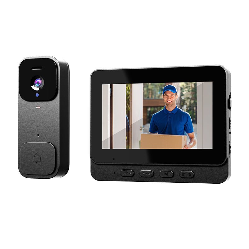 Mroace No WiFi Video Doorbell with Screen