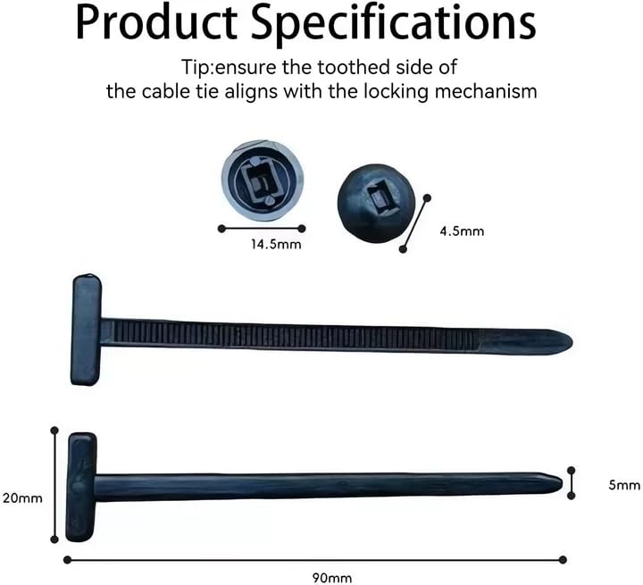 Mroace Nylon Universal Cable Tie Buckle