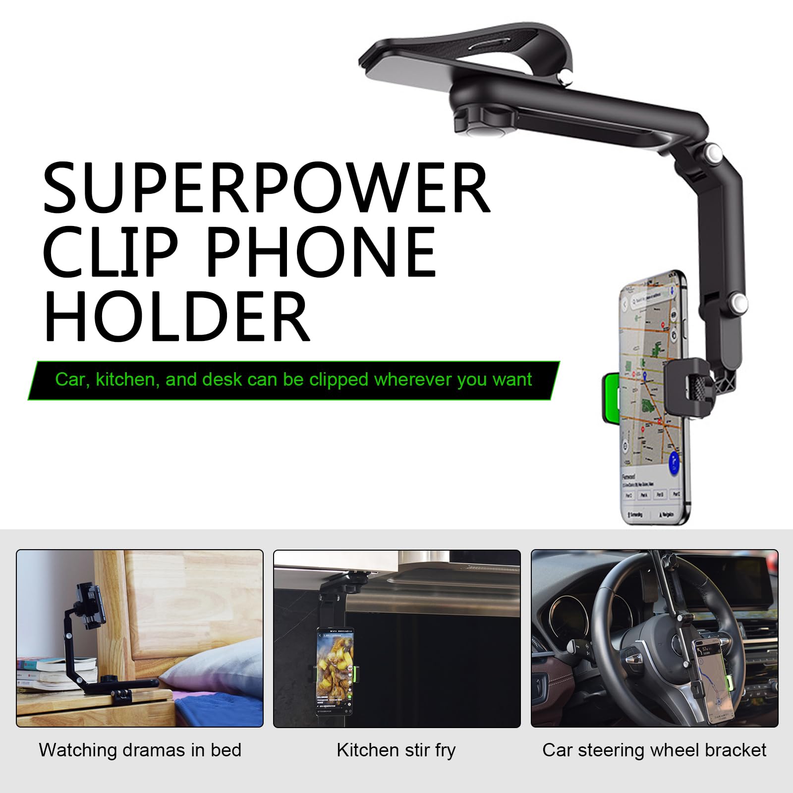 Mroace PC Sun Visor Phone Holder