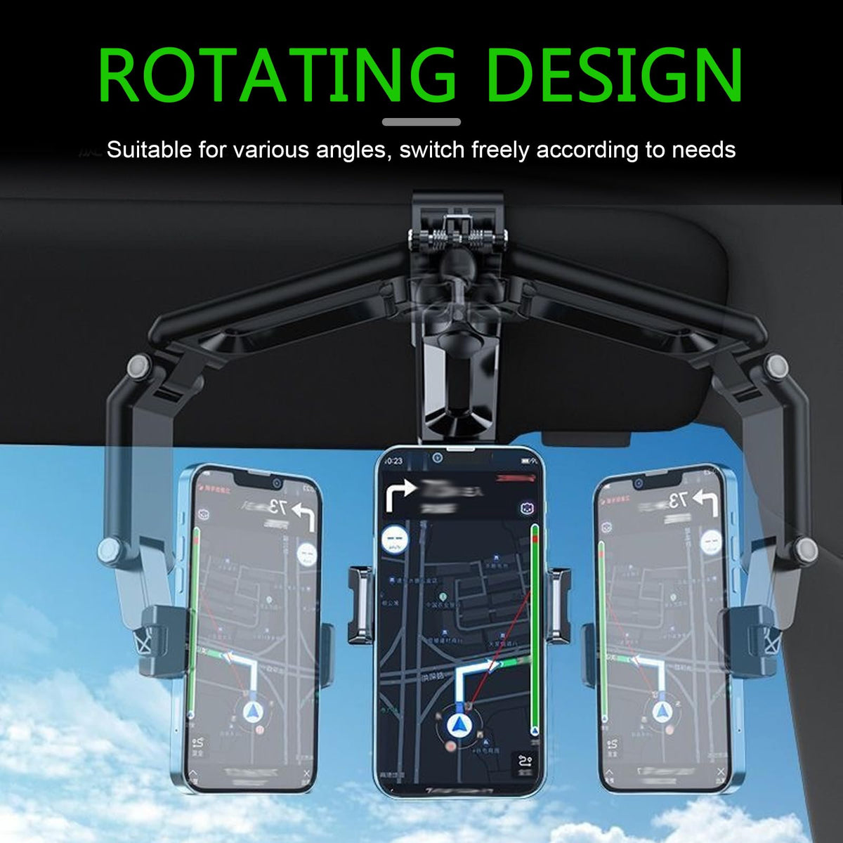 Mroace PC Sun Visor Phone Holder