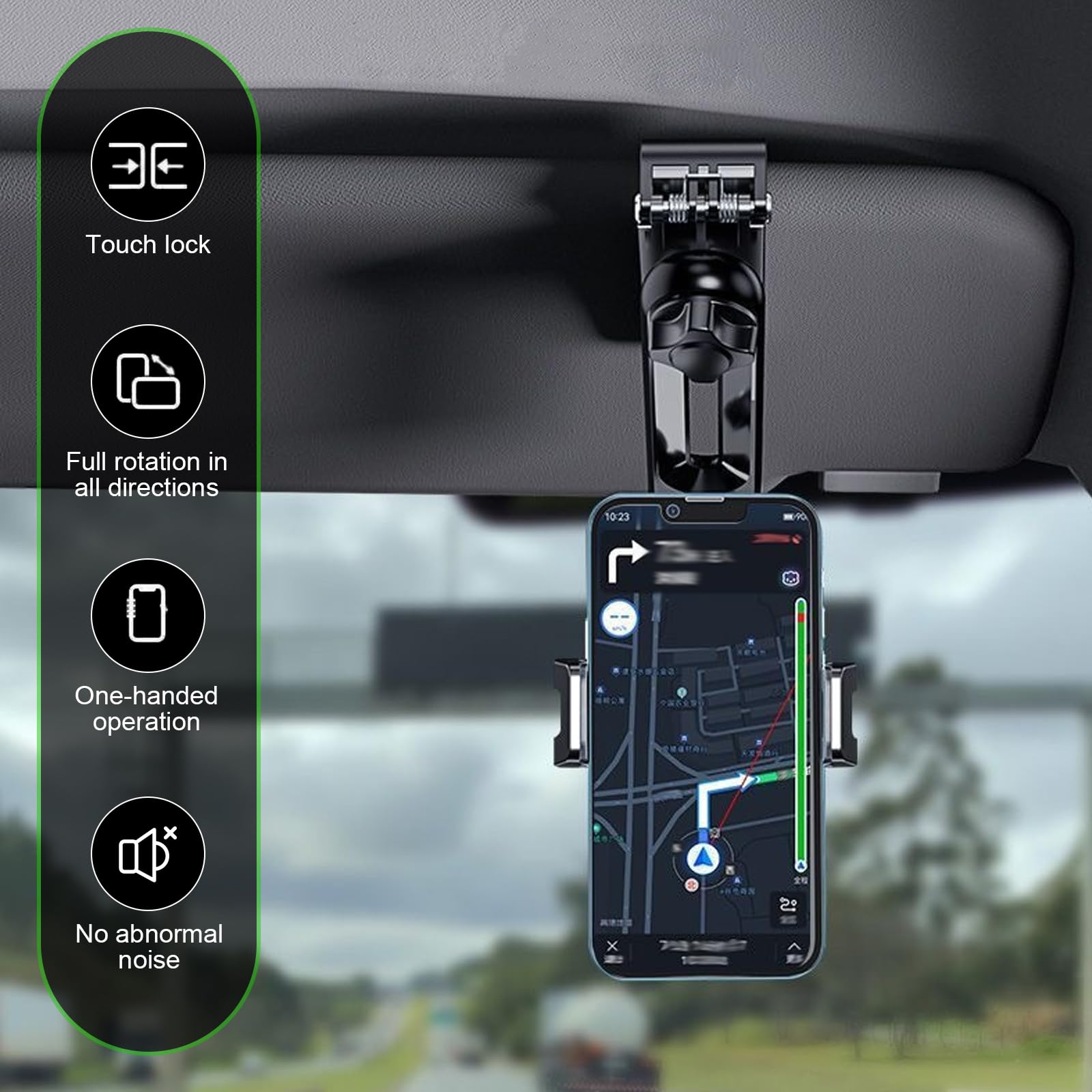 Mroace PC Sun Visor Phone Holder