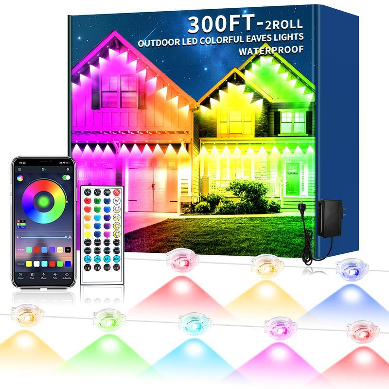 Mroace Permanent RGB Holiday House Lights - MROACE