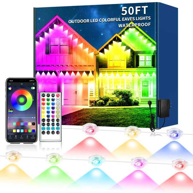 Mroace Permanent RGB Holiday House Lights - MROACE