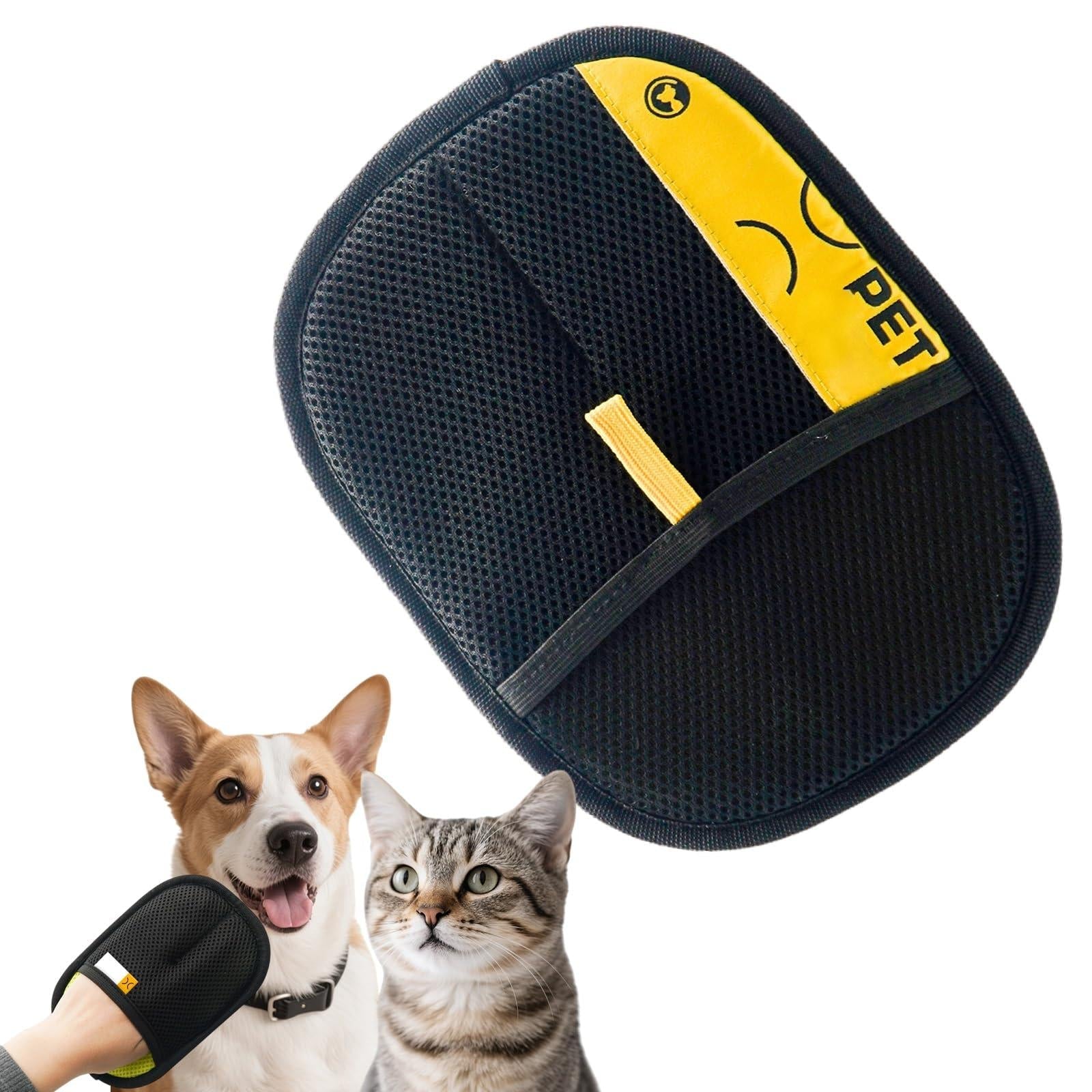 Mroace Pet Hair Removal Grooming Gloves