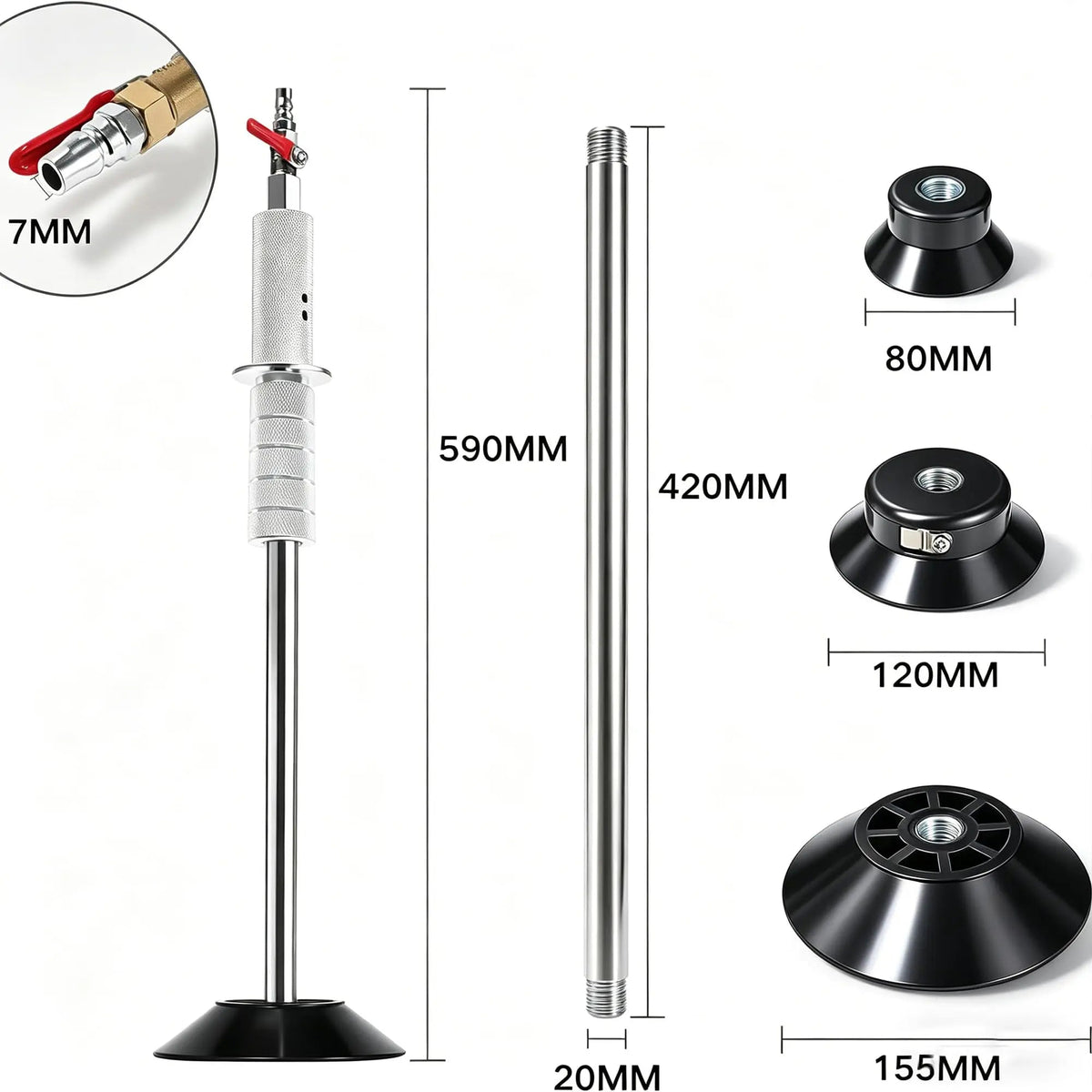 Mroace Pneumatic Suction Cup Dent Puller Kit
