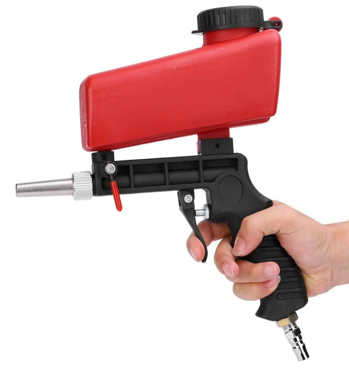 Mroace Portable 90 PSI Pneumatic Sandblaster Gun Kit