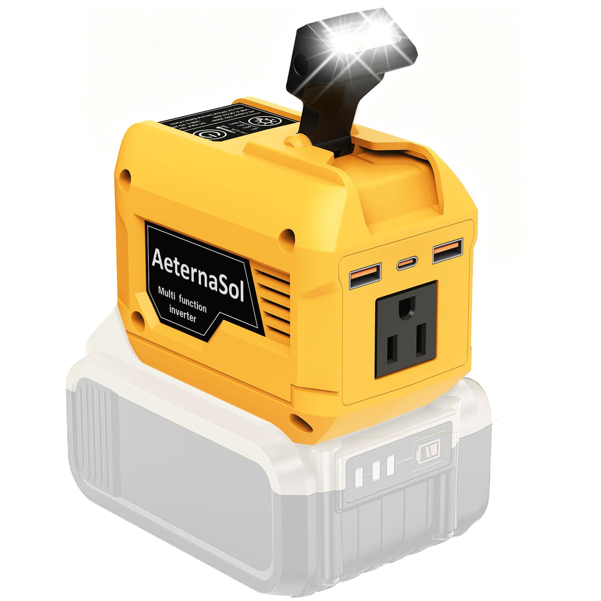 Mroace Portable Battery Power Inverter