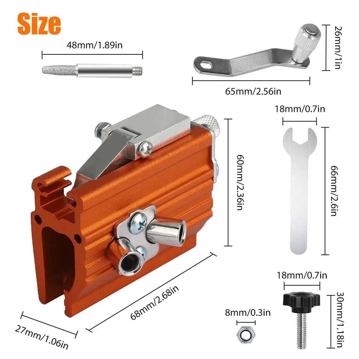 Mroace Portable Chainsaw Chain Sharpener Kit