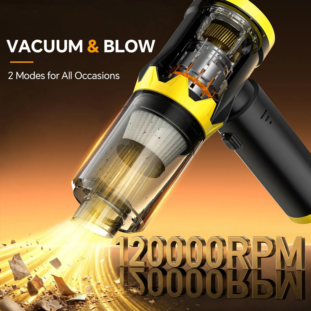 Mroace Portable Cordless Mini Vacuum Cleaner
