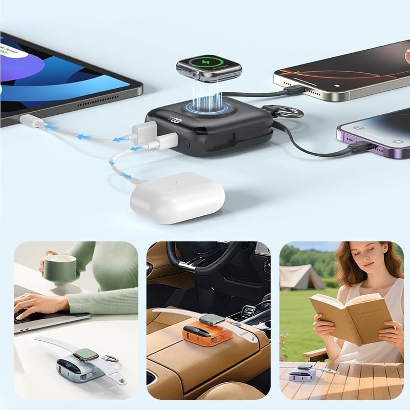 Mroace Portable Fast Charging Power Bank for Smart Watches