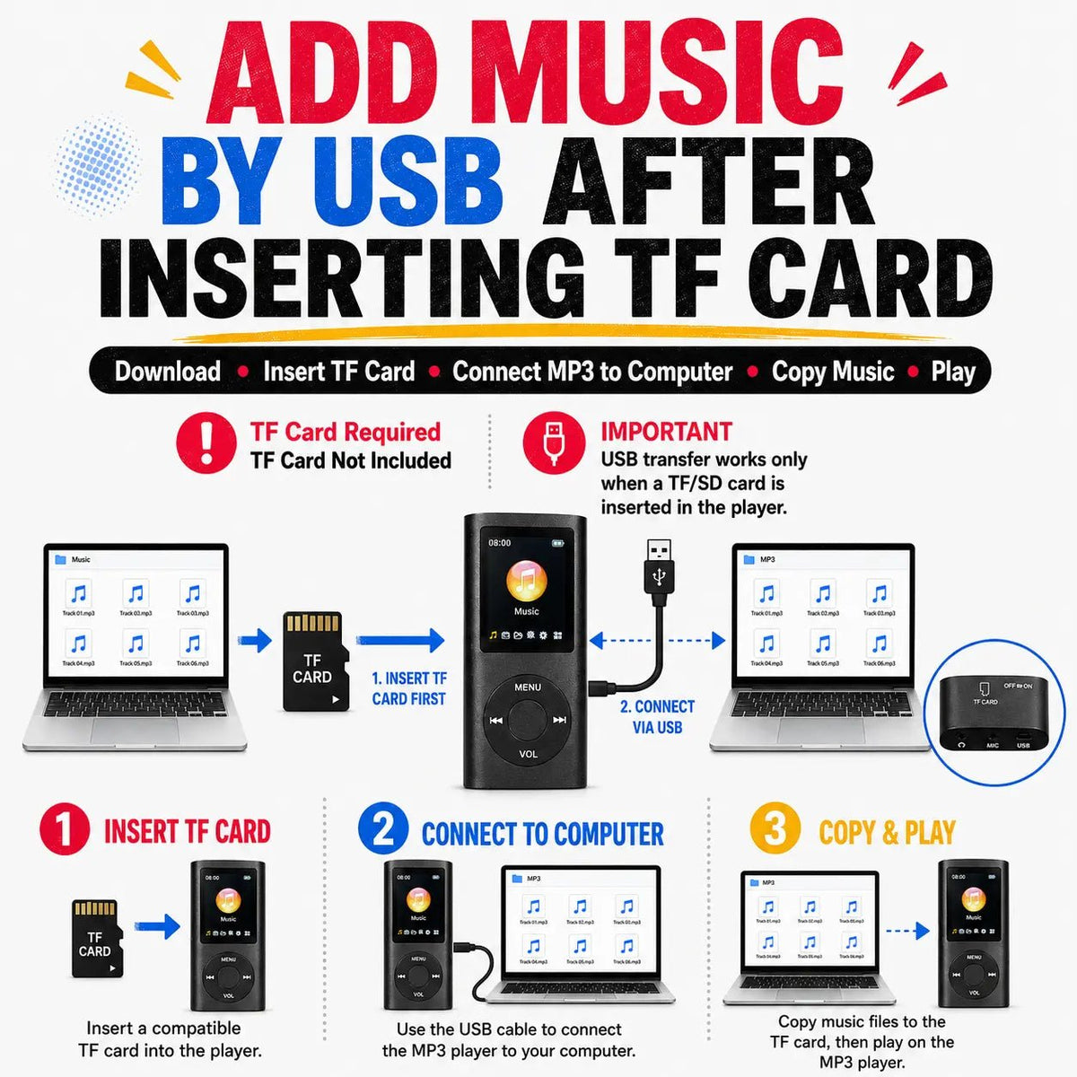 Mroace Portable MP3/MP4 lossless music player