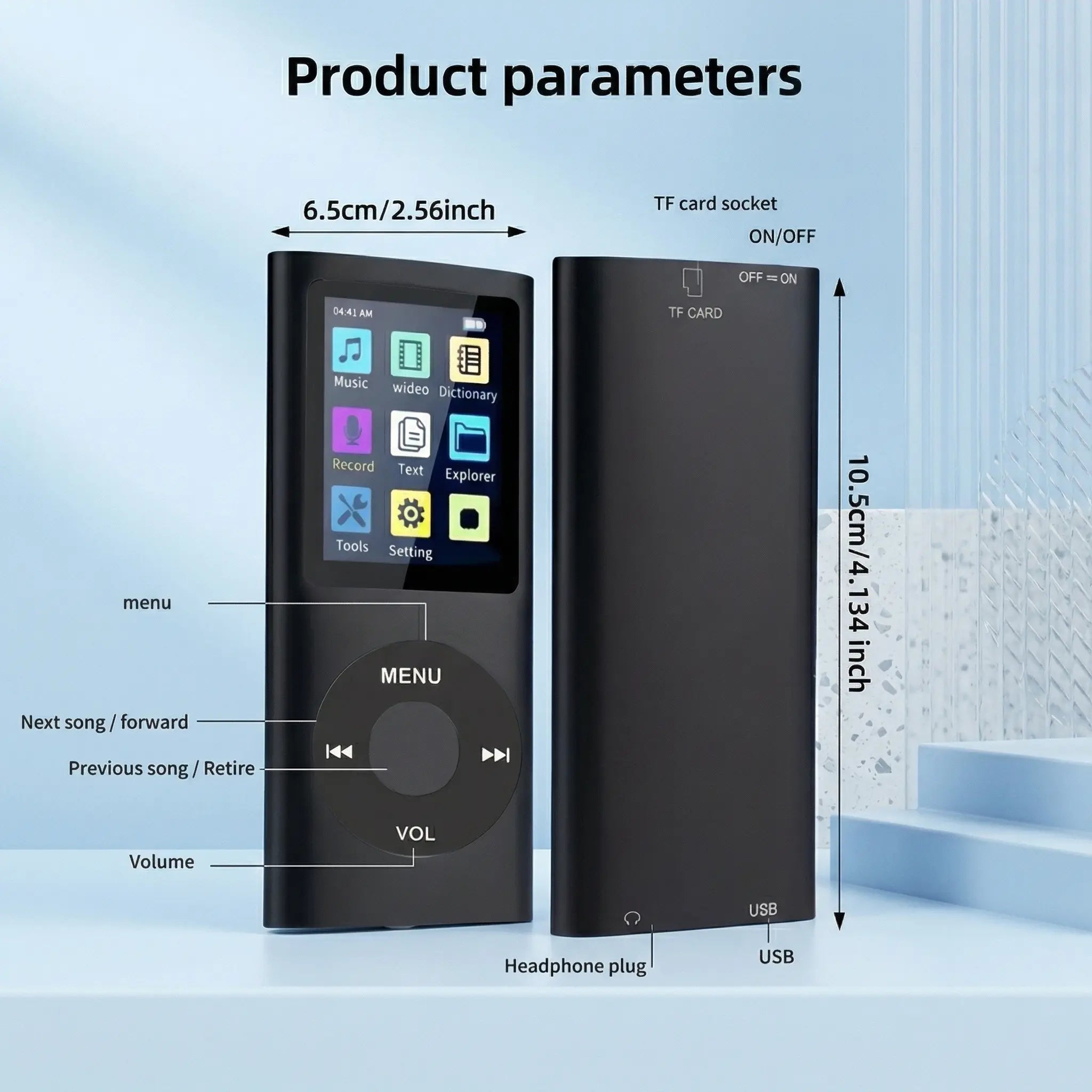 Mroace Portable MP3/MP4 lossless music player