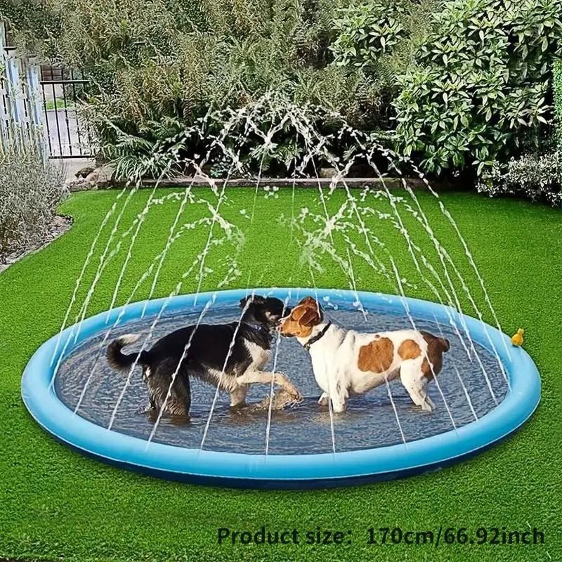 Mroace Portable Non Slip Pet Sprinkler Pad