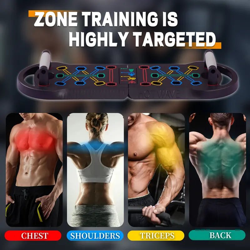 Mroace Portable Push Up Board Fitness Training System