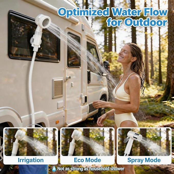Mroace Portable Rechargeable Shower Set