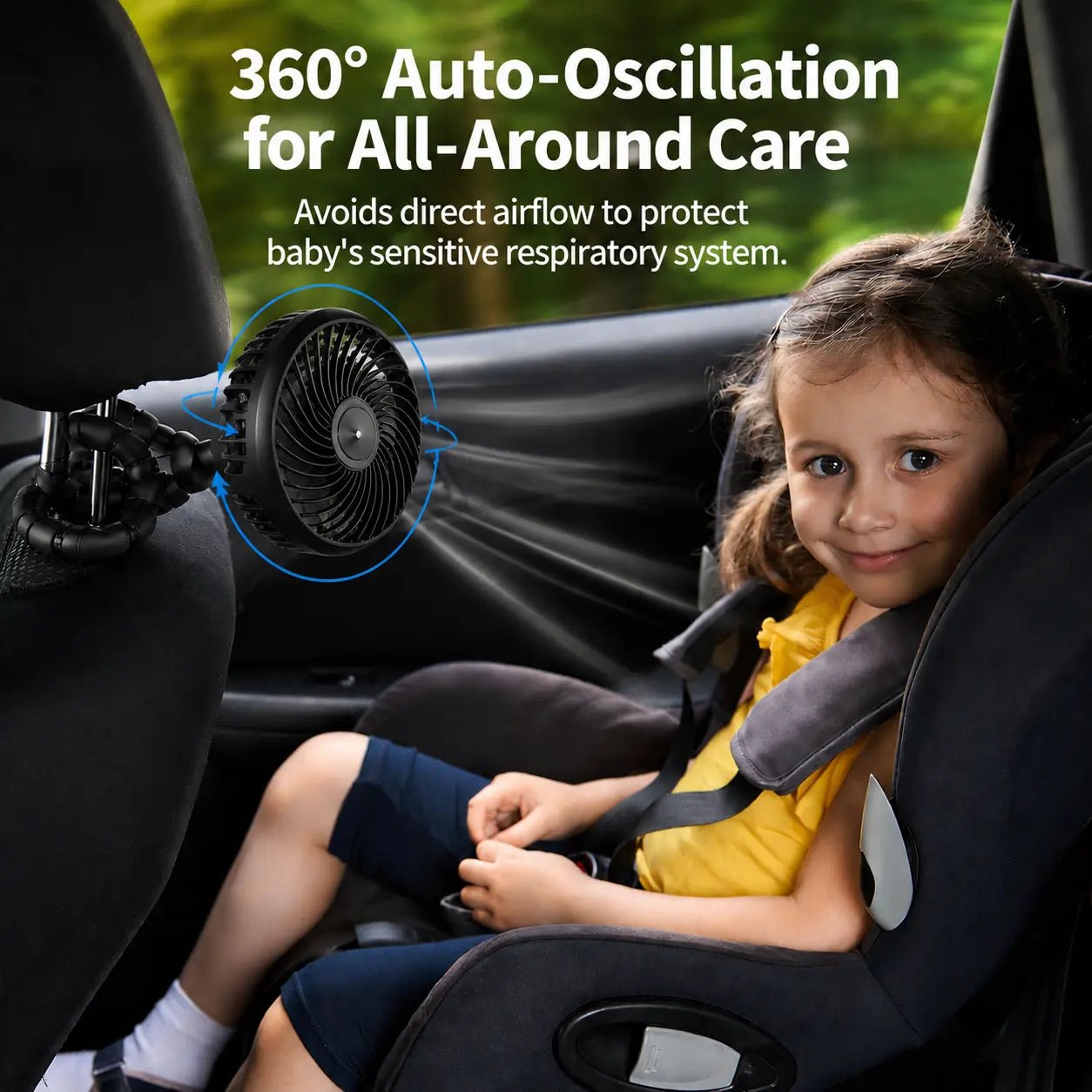 Mroace Portable Stroller Fan