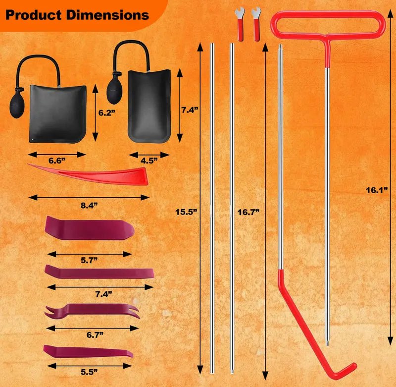Mroace Portable Universal Car Unlock Tool Set