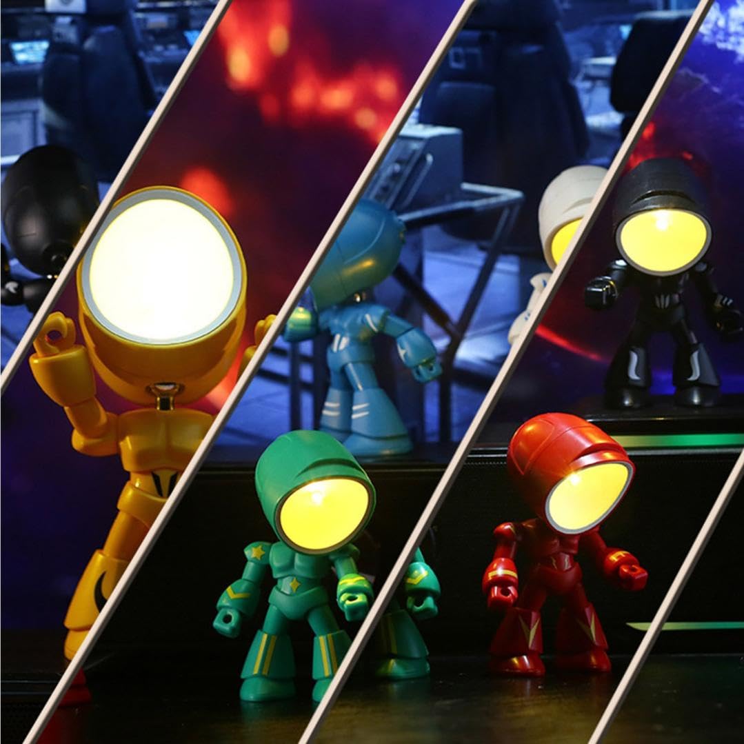 Mroace Posable Robot LED Table Lamp