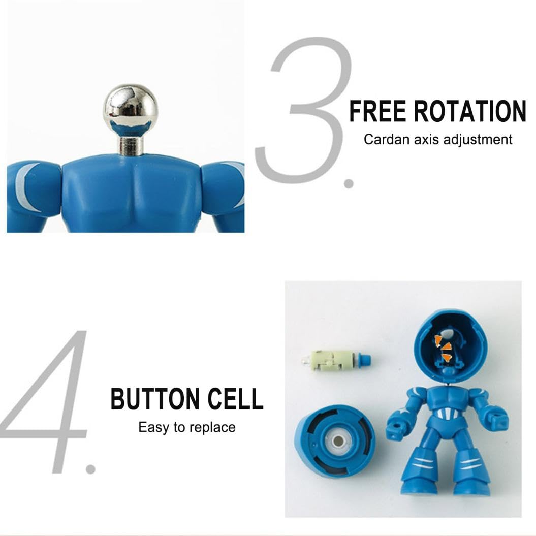Mroace Posable Robot LED Table Lamp