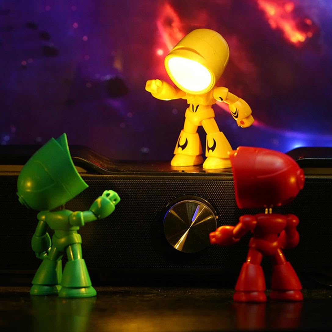 Mroace Posable Robot LED Table Lamp