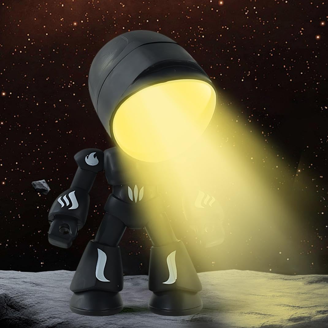 Mroace Posable Robot LED Table Lamp