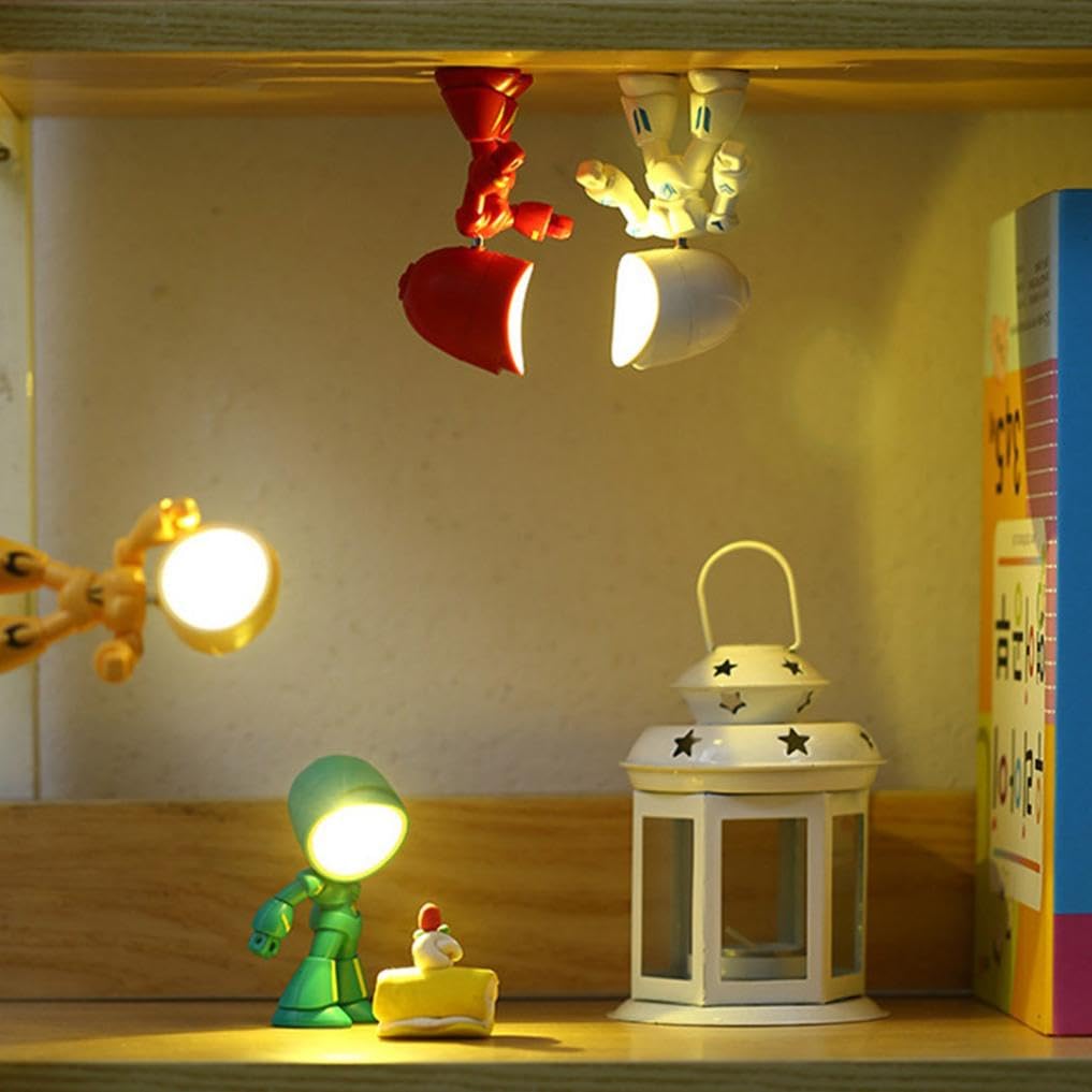 Mroace Posable Robot LED Table Lamp
