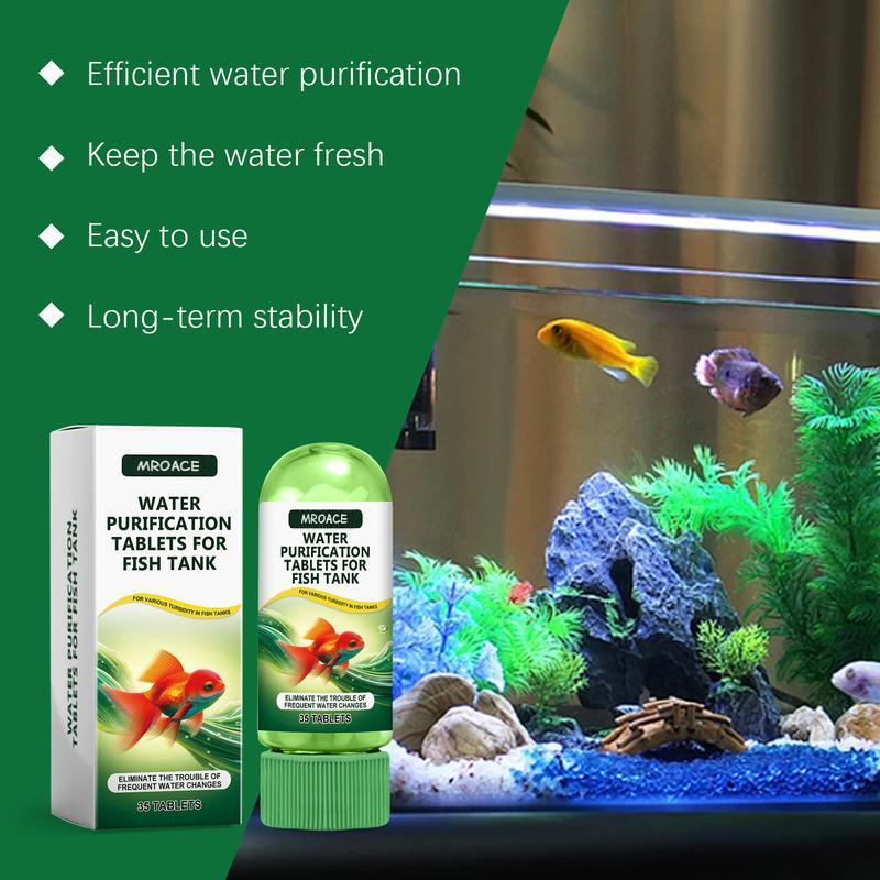 Mroace Powerful Aquarium Water Purification Tablets