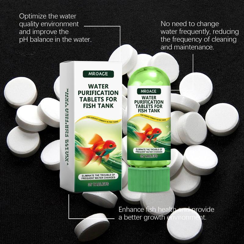 Mroace Powerful Aquarium Water Purification Tablets