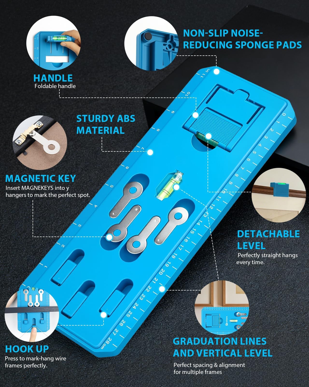 Mroace Precise Picture Hanging Tool Kit