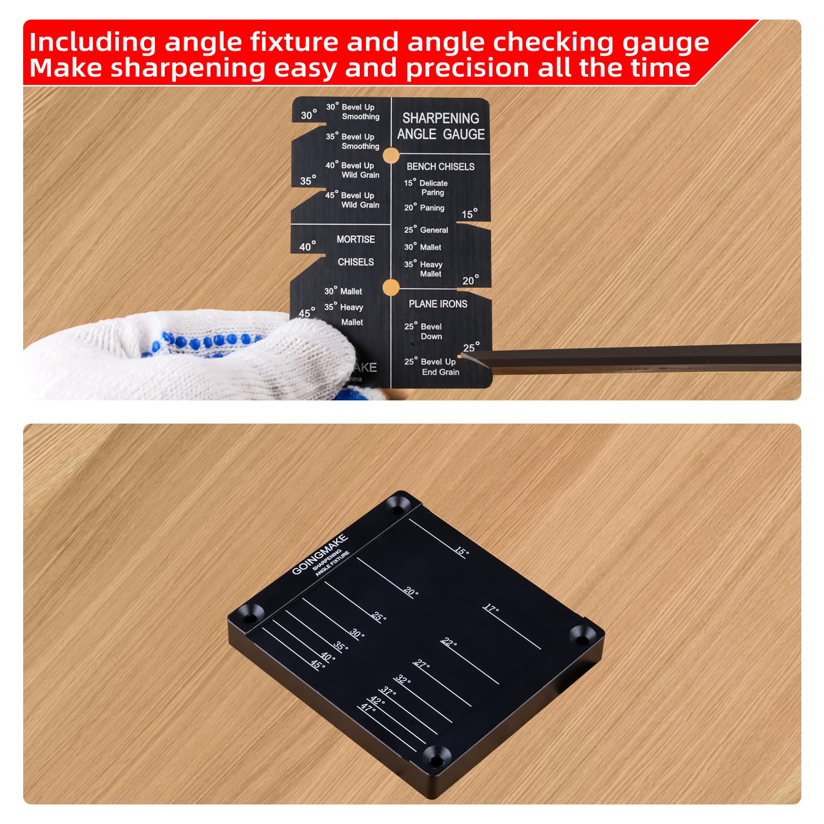 Mroace Precision Chisel Honing Guide System