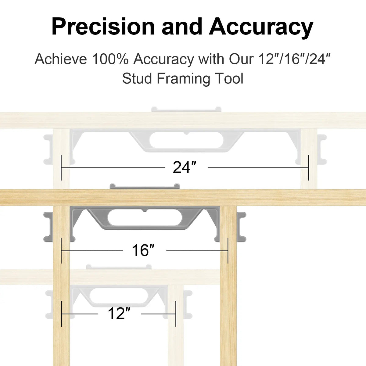 Mroace Precision Stud Layout Measuring Tool
