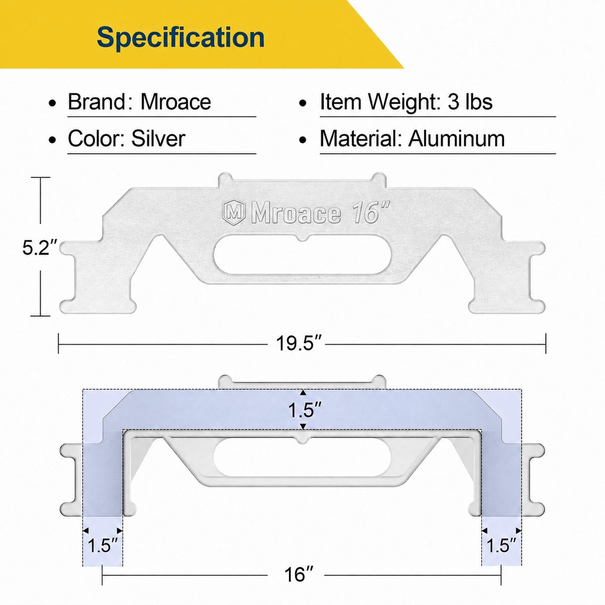 Mroace Precision Stud Layout Measuring Tool