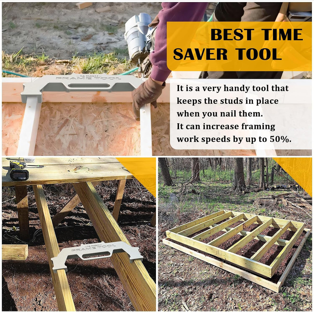 Mroace Precision Stud Layout Measuring Tool