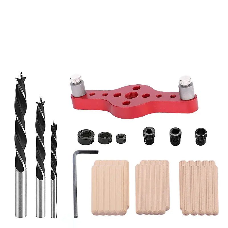 Mroace Premium Aluminum Drill Guide Jig for Woodworking and DIY Projects