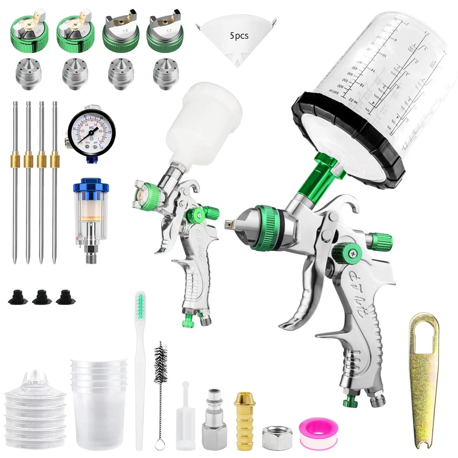Mroace Professional HVLP Air Spray Gun Kit