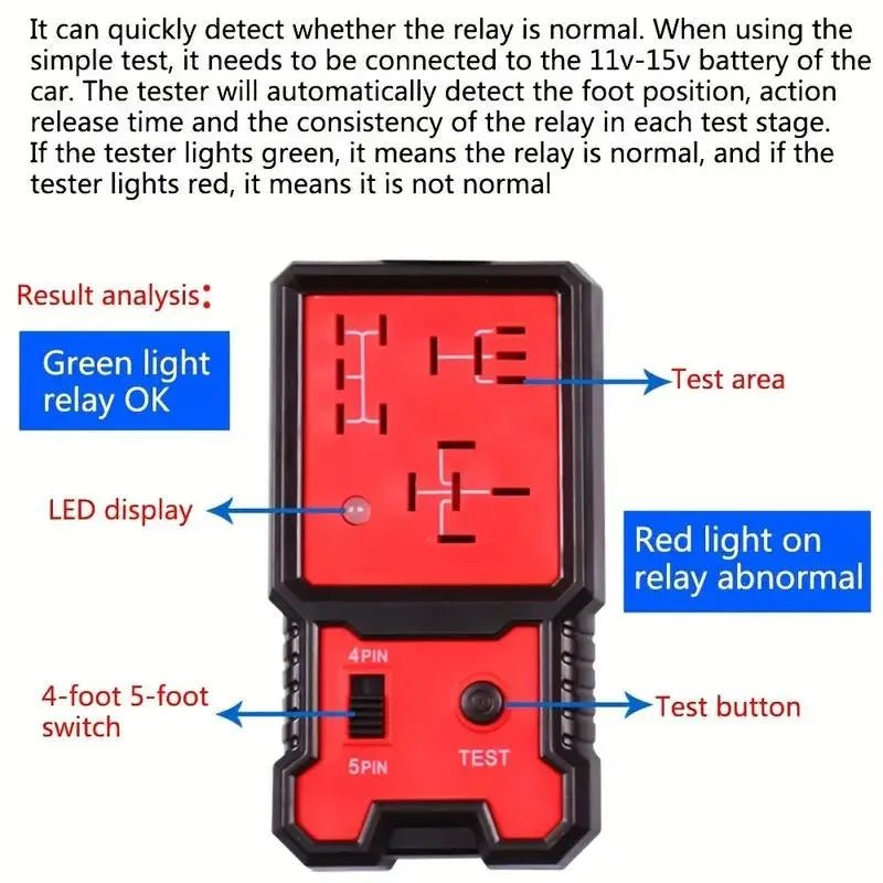 Mroace Professional Portable Automotive Circuit Tester Tool