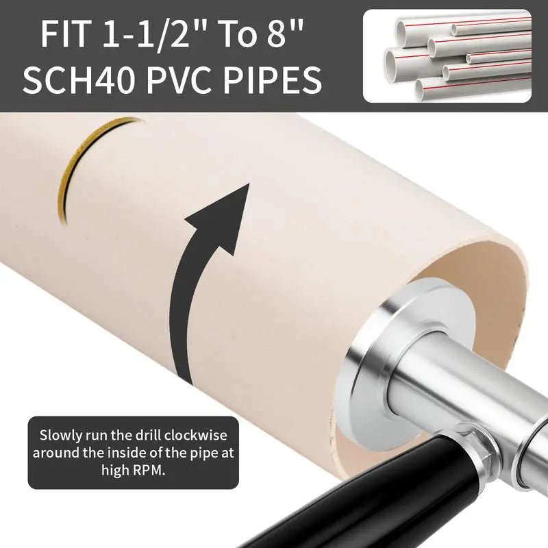 Mroace PVC Pipe Inside Cutter with Adjustable Depth Guide