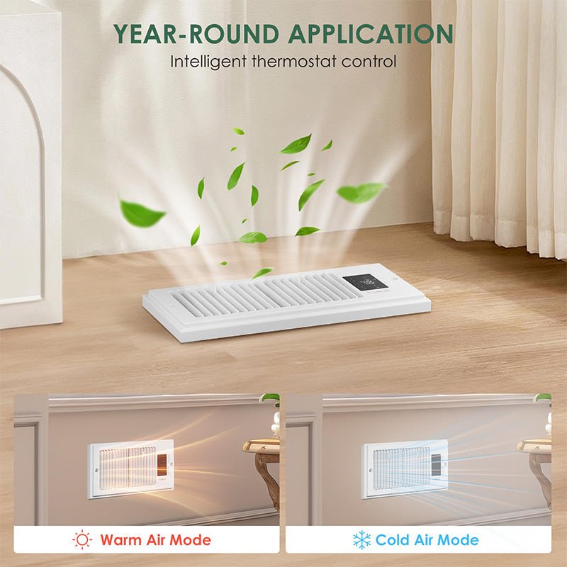 Mroace Quiet Register Booster Vent Fan