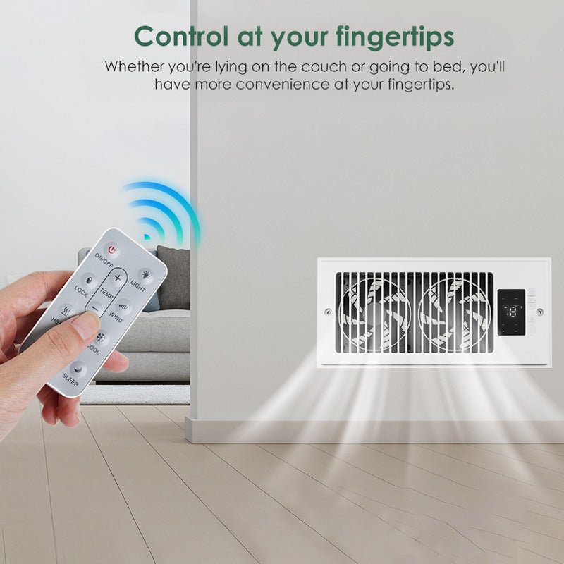 Mroace Quiet Register Booster Vent Fan