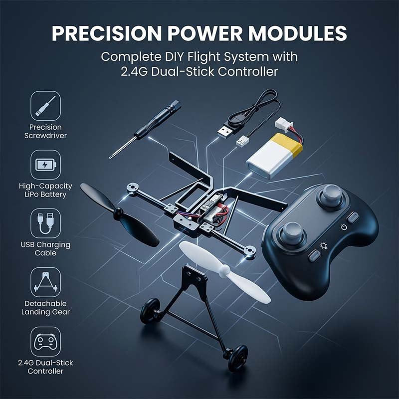 Mroace RC Paper Airplane Conversion Kit