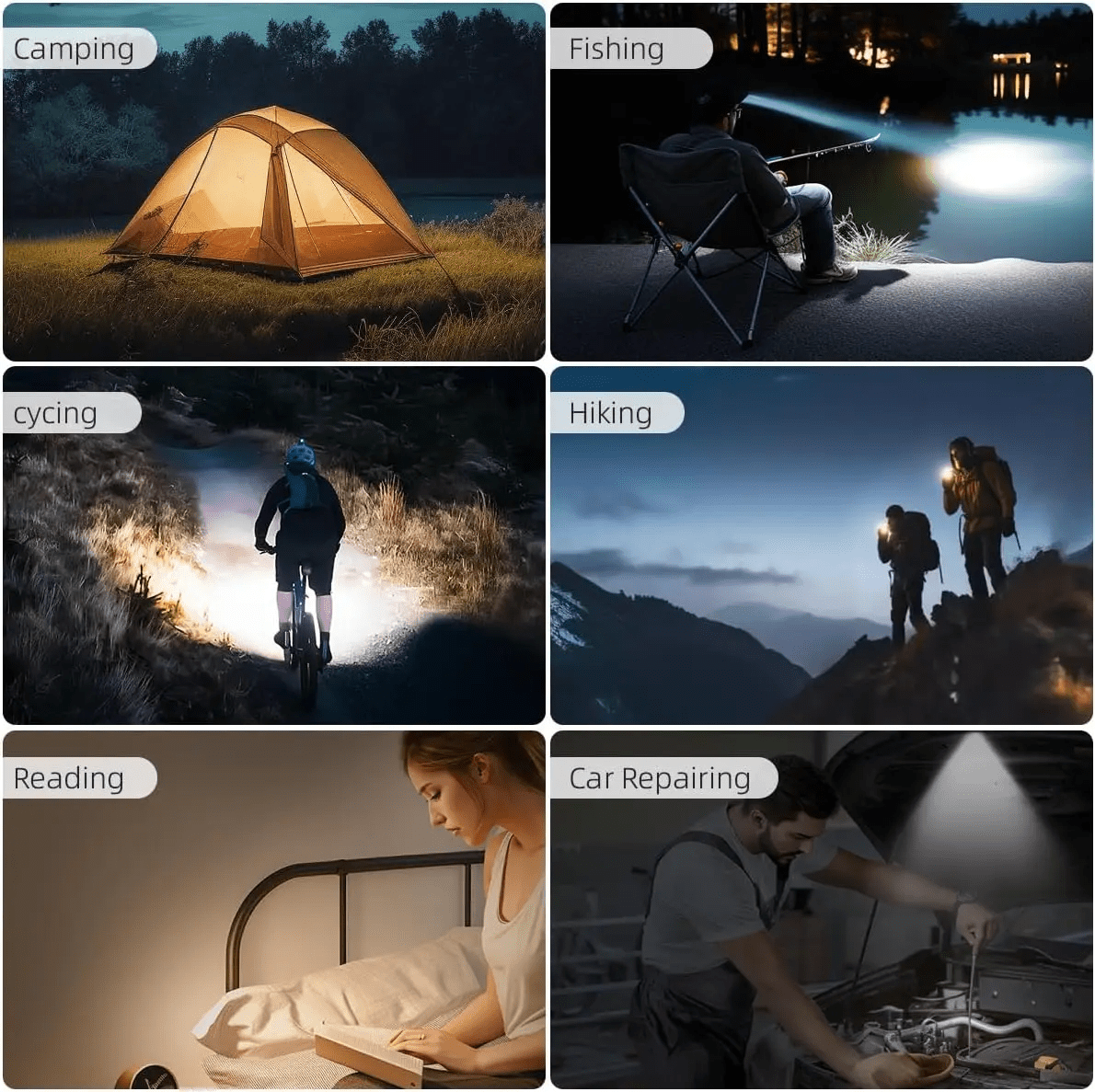 Mroace Rechargeable EDC Flashlight