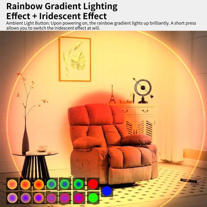 Mroace Rechargeable Multicolor Motion Sensor Night Light