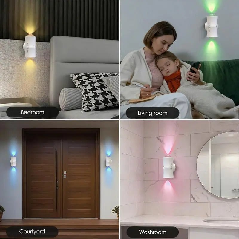 Mroace Rechargeable Multicolor Motion Sensor Night Light