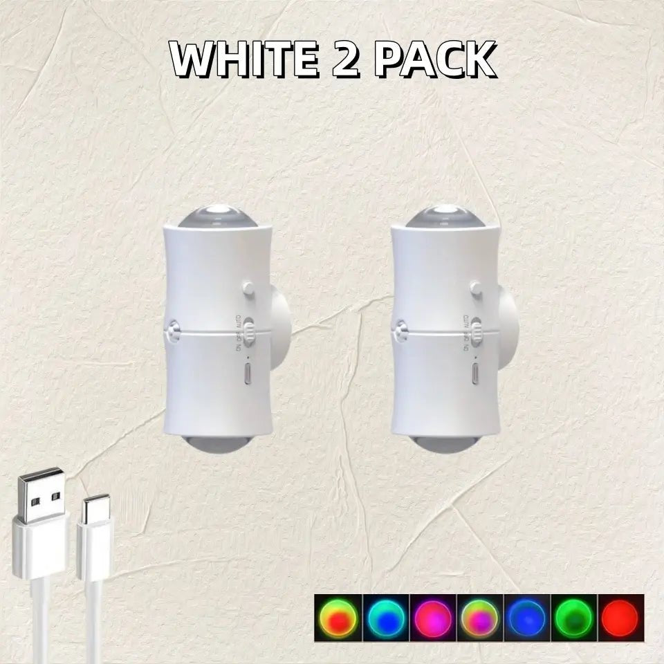 Mroace Rechargeable Multicolor Motion Sensor Night Light