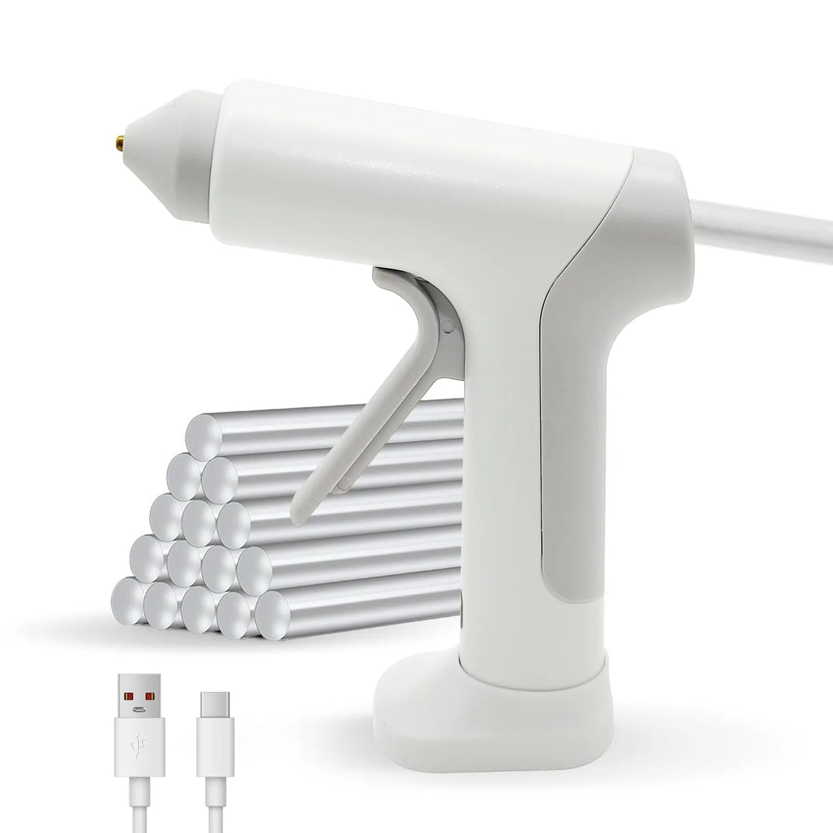 Mroace Rechargeable Rapid-Heat Cordless Glue Gun