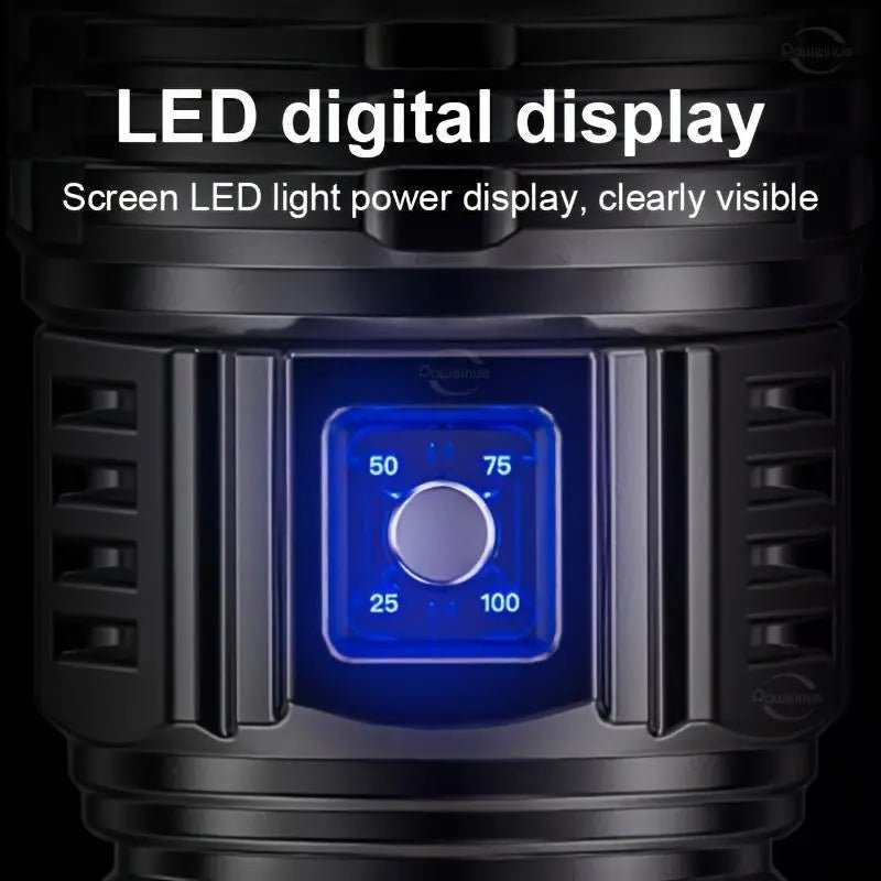 Mroace Rechargeable Zoomable LED Flashlight