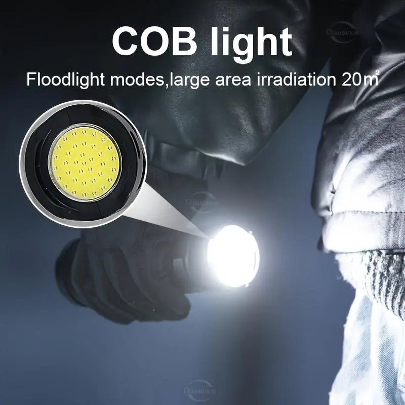 Mroace Rechargeable Zoomable LED Flashlight