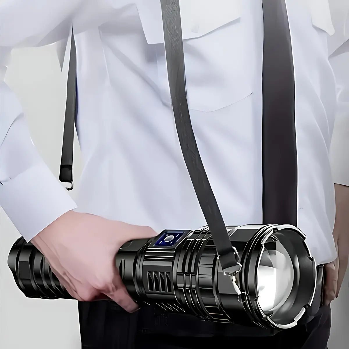 Mroace Rechargeable Zoomable LED Flashlight