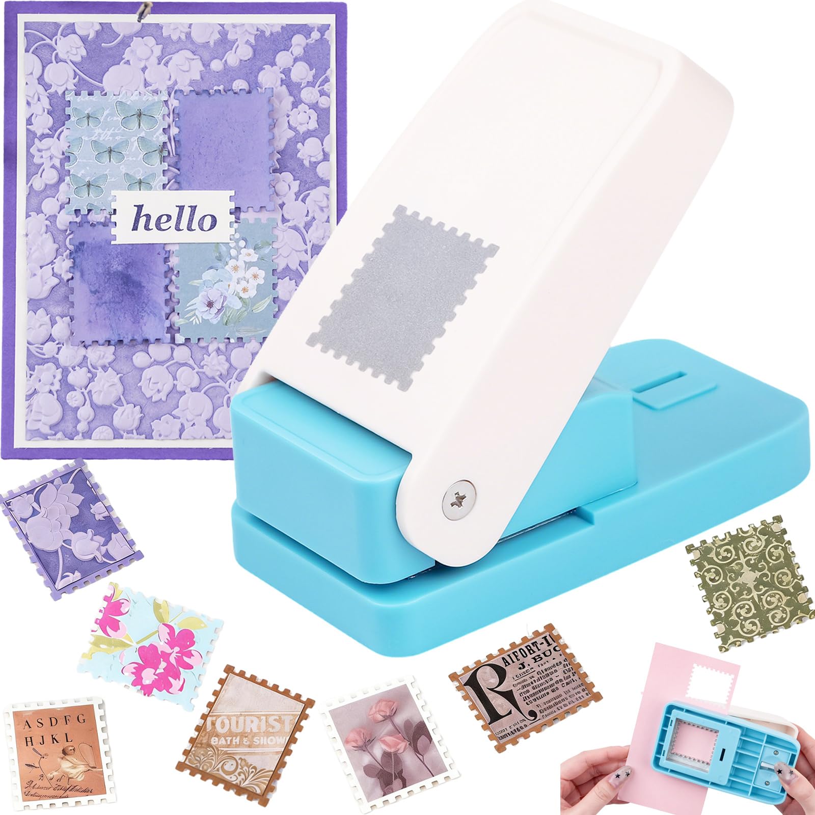 Mroace Rectangular Postage Stamp Punch